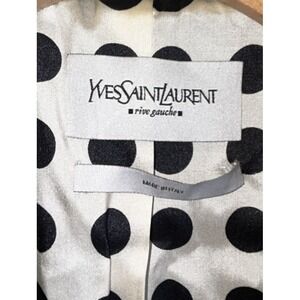 2000s VINTAGE Yves Saint Laurent by Stefano Pilati Polkadot Jacket Y2K RUNWAY 42